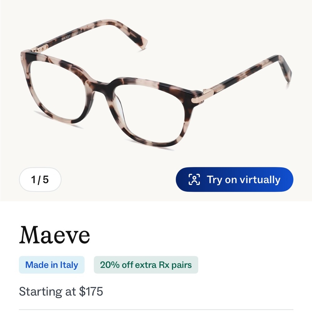 Warby Parker Maeve